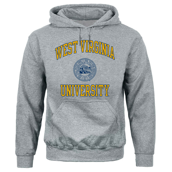 West Virginia University Heritage Hooded Sweatshirt (Charcoal)