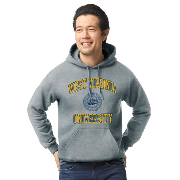 West Virginia University Heritage Hooded Sweatshirt (Charcoal)