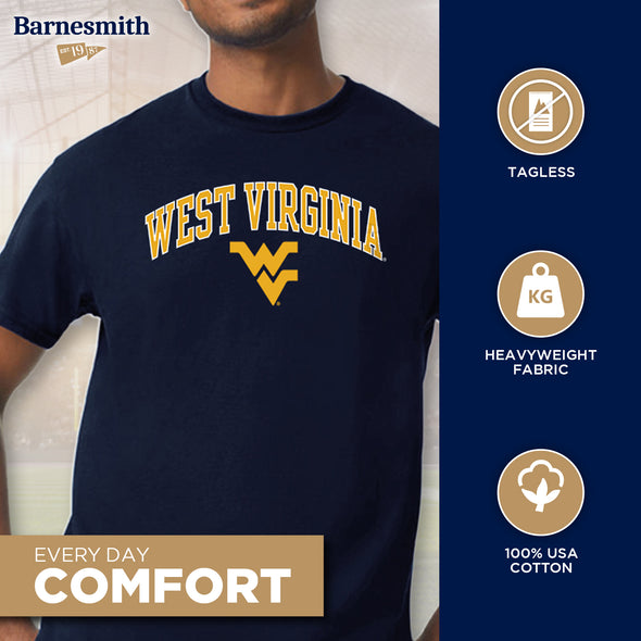 West Virginia University Spirit T-Shirt (Navy)