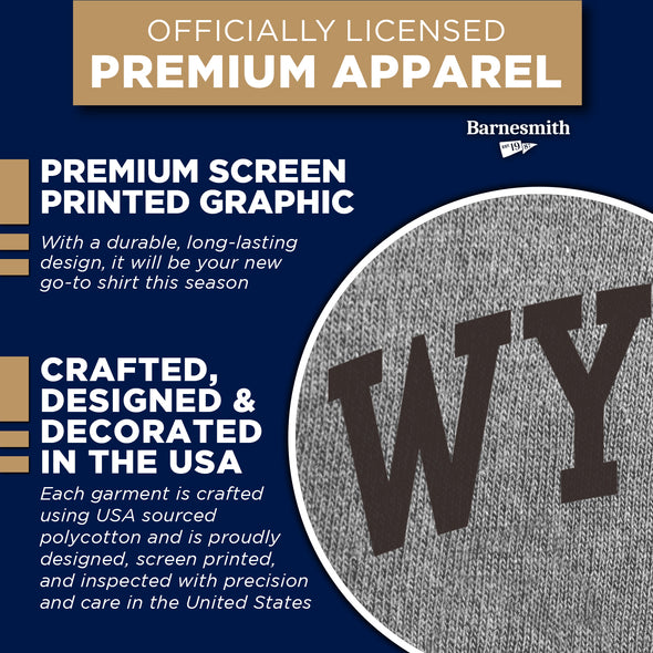 University of Wyoming Heritage T-Shirt (Charcoal Grey)