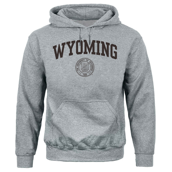 University of Wyoming Heritage Hooded Sweatshirt (Charcoal Grey)