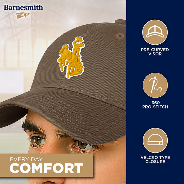 University of Wyoming Spirit Baseball Hat One-Size (Brown)