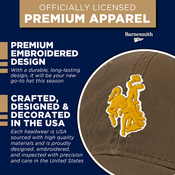 University of Wyoming Spirit Baseball Hat One-Size (Brown)
