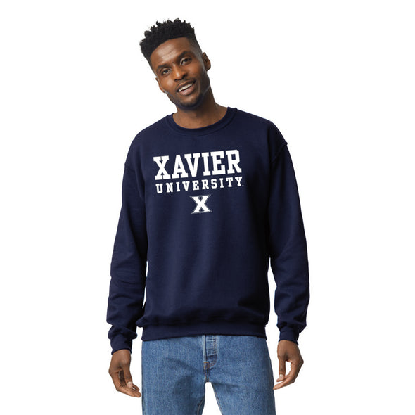 Xavier University Spirit Sweatshirt (Navy)