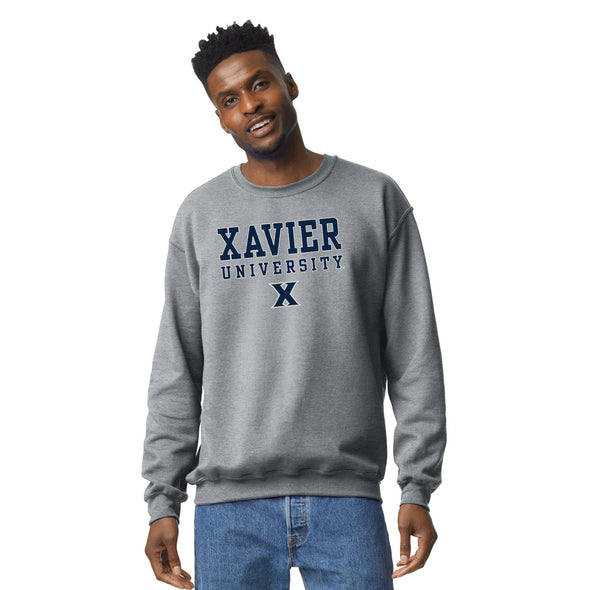 Xavier University Spirit Sweatshirt (Charcoal Grey)