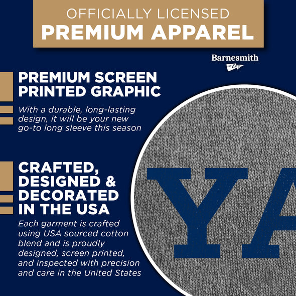 Yale Classic Long Sleeve T-Shirt (Charcoal Grey)