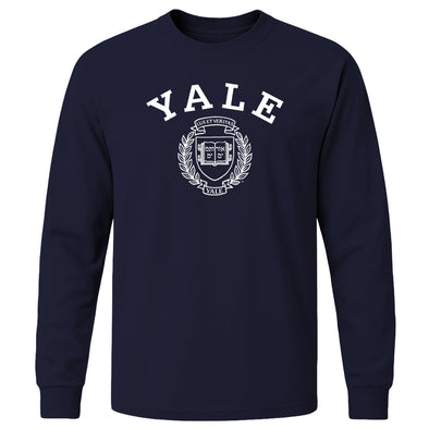 Yale Heritage Long Sleeve T-Shirt (Navy)