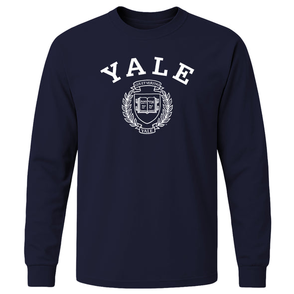 Yale Heritage Long Sleeve T-Shirt (Navy)