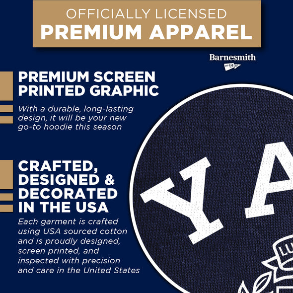 Yale Heritage Hooded Sweatshirt (Navy)