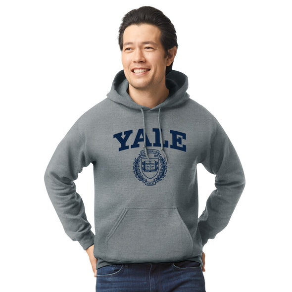 Yale Heritage Hooded Sweatshirt (Charcoal Grey)