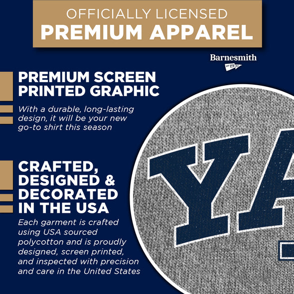 Yale University Spirit T-Shirt (Charcoal Grey)
