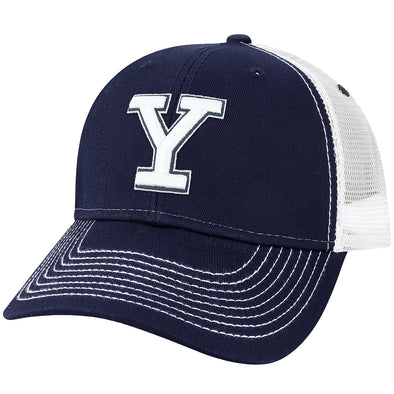 Yale University Sideline Trucker Hat One-Size (Navy/White)