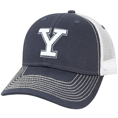 Yale University Sideline Trucker Hat One-Size (Navy/White)