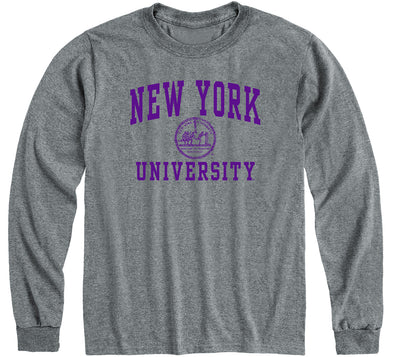 New York University Heritage Long Sleeve T-Shirt