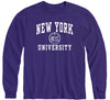 New York University Heritage Long Sleeve T-Shirt (Violet)