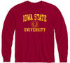Iowa State University Heritage Long Sleeve T-Shirt (Cardinal)