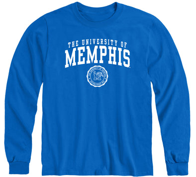 The University of Memphis Heritage Long Sleeve T-Shirt (Royal Blue)