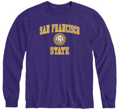 San Francisco State University Heritage Long Sleeve T-Shirt (Purple)