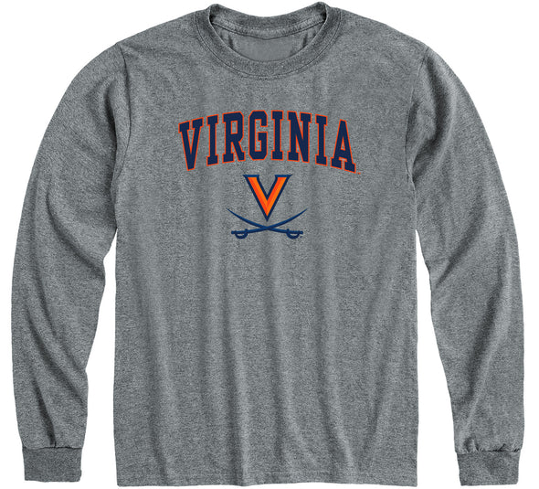 University of Virginia Heritage Long Sleeve T-Shirt (Charcoal Grey)