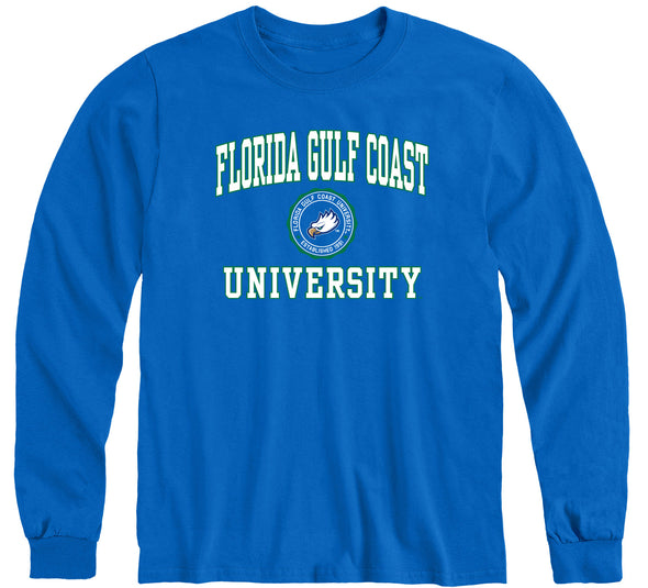 Florida Gulf Coast University Heritage Long Sleeve T-Shirt (Royal Blue)