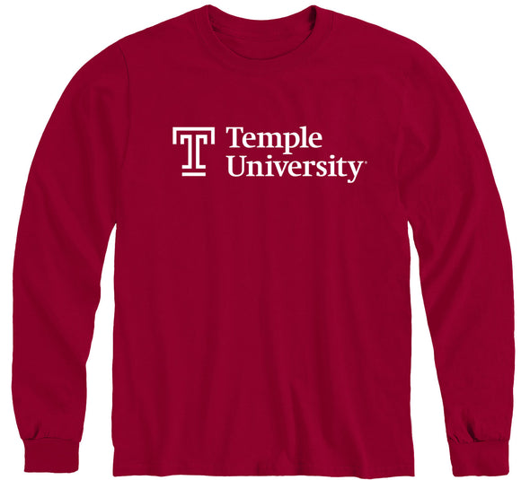 Temple University Heritage Long Sleeve T-Shirt II (Cardinal)