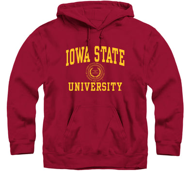Iowa State University Heritage Hooded Sweatshirt (Cardinal)