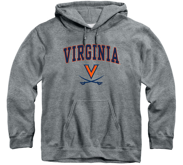 University of Virginia Heritage Hooded Sweatshirt (Charcoal Grey)