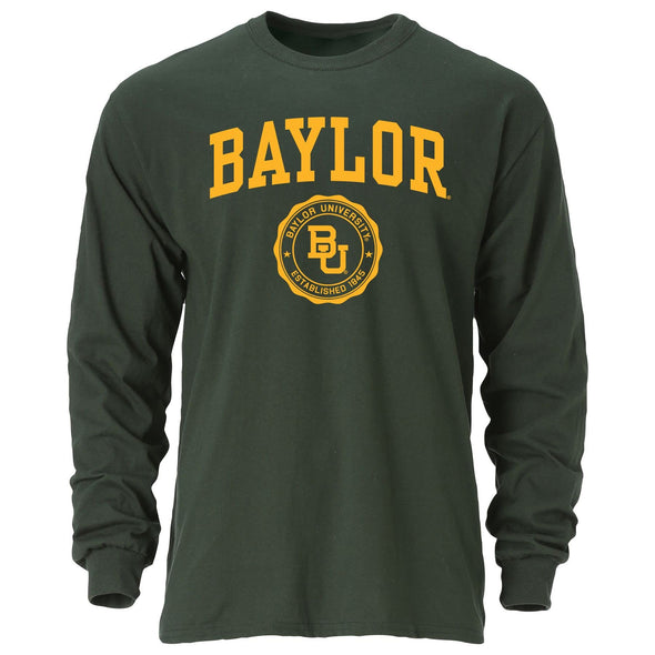 Baylor University Heritage Long Sleeve T-Shirt (Hunter Green)
