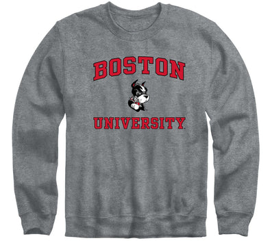 Boston University Spirit Sweatshirt (Charcoal Grey)