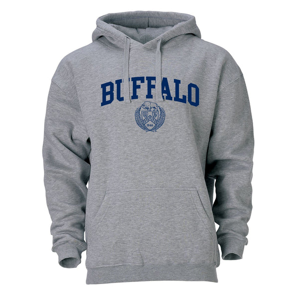 University of Buffalo Heritage Hooded Sweatshirt (Charcoal Grey)