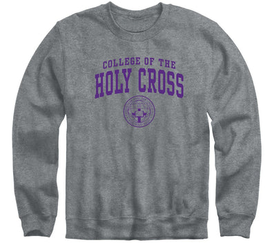 College of The Holy Cross Heritage Sweatshirt (Charcoal Grey)