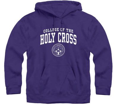 College of The Holy Cross Heritage Hooded Sweatshirt (Purple)