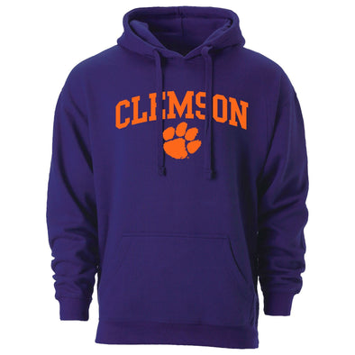 Clemson University Heritage Hooded Sweatshirt (Purple)