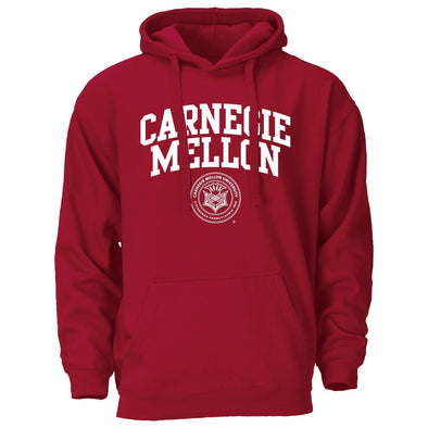 Carnegie Mellon University Heritage Hooded Sweatshirt (Cardinal)