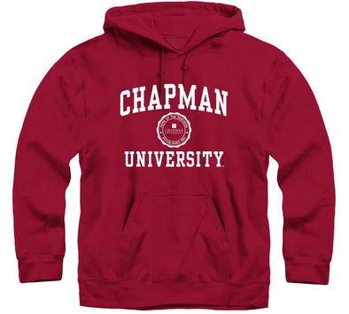 Chapman University Heritage Hooded Sweatshirt (Cardinal)