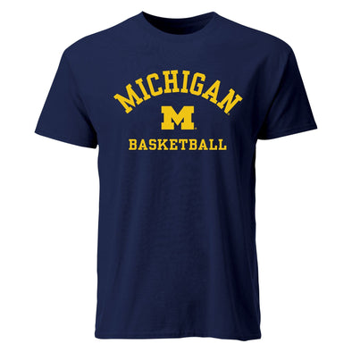 University of Michigan Basketball T-Shirt (Navy)