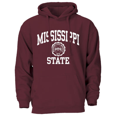 Mississippi State University Heritage Hooded Sweatshirt (Maroon)