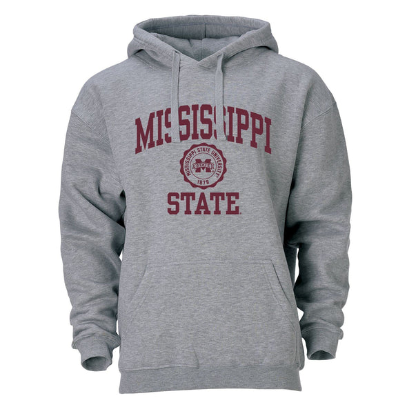 Mississippi State University Heritage Hooded Sweatshirt (Charcoal Grey)