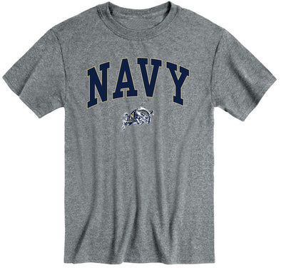 US Naval Academy (Navy) Spirit T-Shirt (Charcoal Grey)