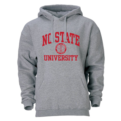 North Carolina State University Heritage Hooded Sweatshirt (Charcoal Grey)