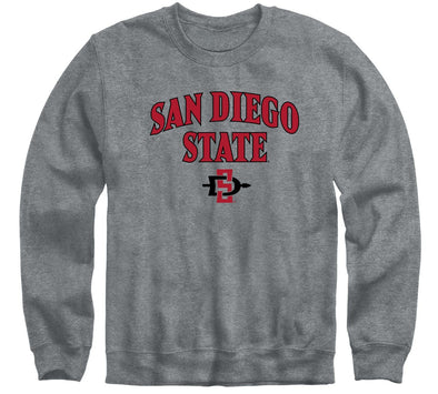 San Diego State University Spirit Sweatshirt (Charcoal Grey)