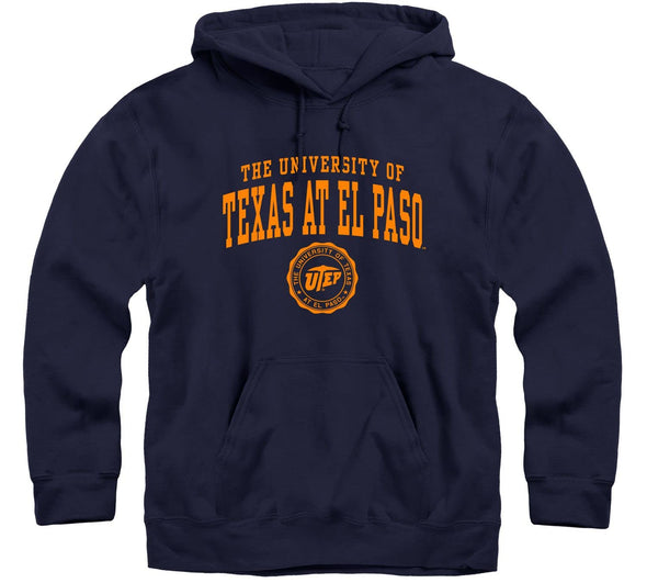 University of Texas, El Paso Heritage Hooded Sweatshirt (Navy)