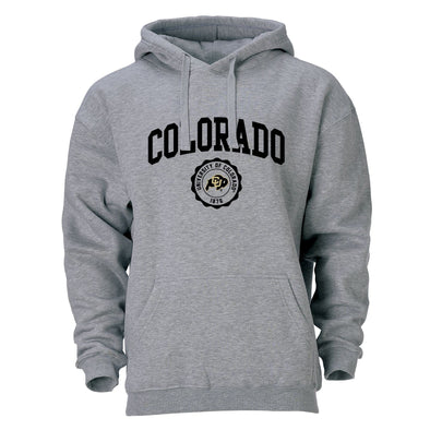 University of Colorado Heritage Hooded Sweatshirt (Charcoal Grey)