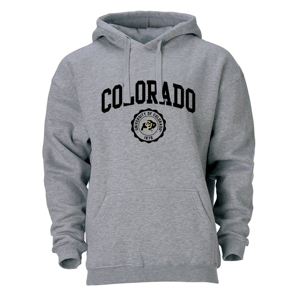 University of Colorado Heritage Hooded Sweatshirt (Charcoal Grey)