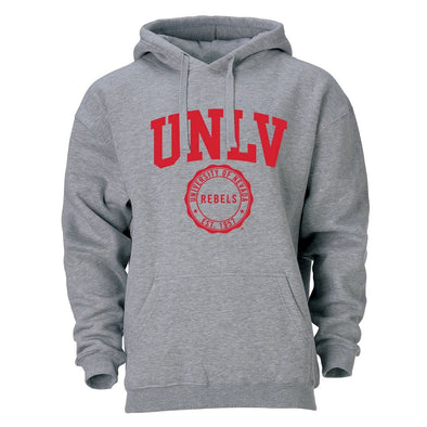 University of Nevada-Las Vegas  Heritage Hooded Sweatshirt (Charcoal Grey)