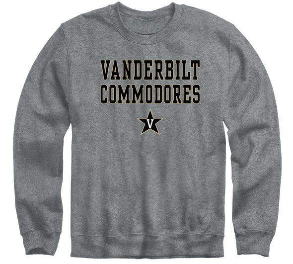 Vanderbilt University Spirit Sweatshirt (Charcoal Grey)