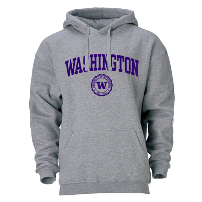 University of Washington Heritage Hooded Sweatshirt (Charcoal Grey)