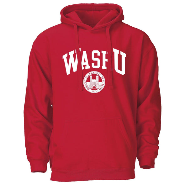 Washington University in St. Louis Heritage Hooded Sweatshirt (Red)