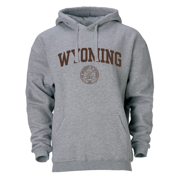 University of Wyoming Heritage Hooded Sweatshirt (Charcoal Grey)