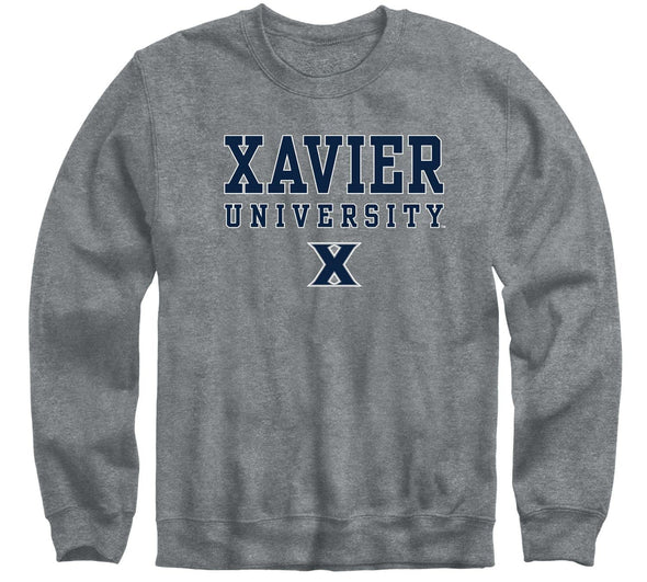 Xavier University Spirit Sweatshirt (Charcoal Grey)
